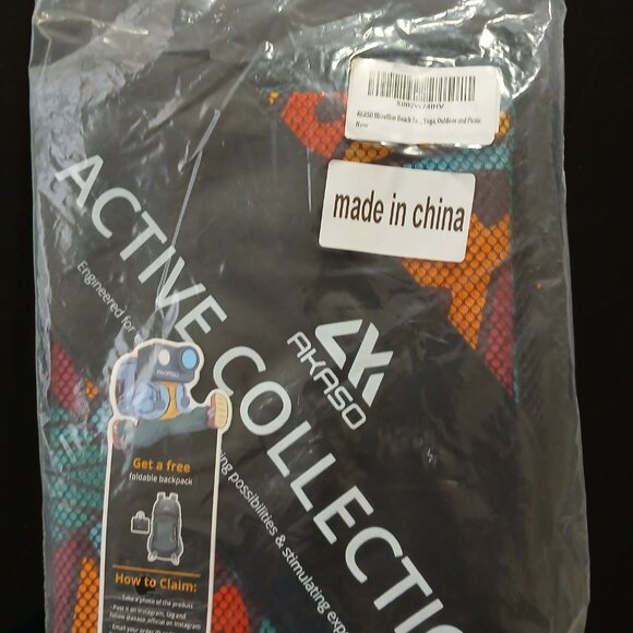 New Microfiber Beach Towel Super Absorbent Oversized 63x31 - Picture 10 of 11